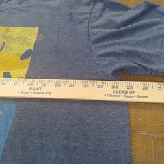 Disney Mickey & Friends Quad Box Tee Size 2XL Gray Tagless Seamless