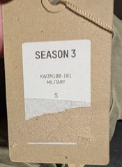 Yeezy Season 3 Heavy Knit Oversized Military Green T-Shirt KW3M100-101 – S – NWT
