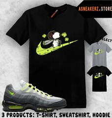 Shirt To Match AM 95 Big Bubble Neon 2026 Sneaker Matching Tee Fly S Dog T-Shirt