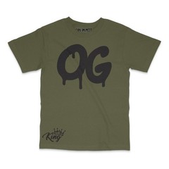 Urban Hip Hop Design Style Black Men’s T Shirt OG King Graffiti Graphic Tees
