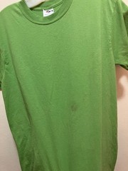 Vintage Jerzees brand plain t-shirt – lime green – Size S – see description