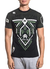 American Fighter Men’s T-shirt FAIRBANKS Athletic Biker Black MMA S-3XL