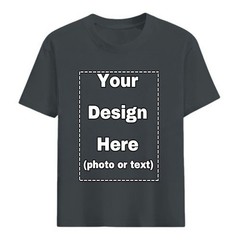 Custom Adult T-Shirt – Front & Back Print with Your Image – Personalized Design