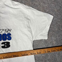 DK Wars Bodyboarding Barbados T-Shirt Mens L 2013 White Graphic Tee Gildan New