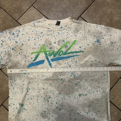Y2K Rogue Status Awol Paint Splatter AOP Skate Gun T Shirt Men Medium Rob Dyrdek