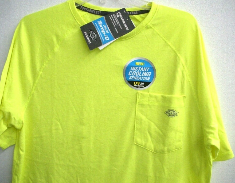 Dickies Cooling Temp-iQ Performance Short Sleeve Pocket T Shirt. SS600 BWD