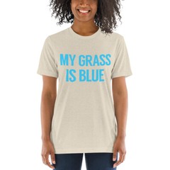 My Grass Is Blue T-Shirt, Classic Rock, Lynyrd Skynyrd, 70’s,Bluegrass, Kentucky