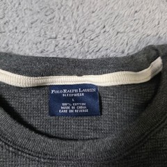 Polo Ralph Lauren Mens M/L Thermal Shirt Bundle Purple Gray Charcoal Waffle Knit