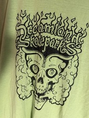 Dreamland Skate Parks, Burnside Hi Vis Yellow Green Medium T-Shirt, Radical Man!