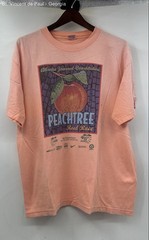 Atlanta Track Club Vintage 1998 Peachtree Road Race Tee Shirt XL Peach Running