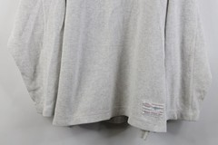 Vtg 90s Streetwear Mens Medium Baggy Heavyweight Ribbed Knit Henley T-Shirt USA