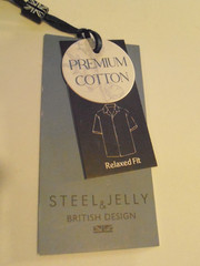 Steel & Jelly Men’s Small Green Shirt NWT Made/India Cotton Blend Machine Wash