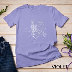 Graphic Abstract Lines Gift Design Idea Architecture T-Shirt Unisex T-shirt