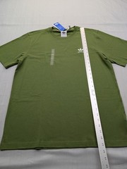 New Adidas Trefoil Essentials Tee Shirt Mens Size Large Tech Olive TShirt