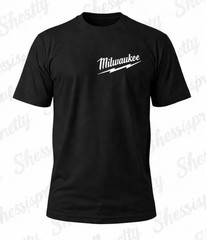 Milwaukee Style T-Shirt Men Cotton Short Sleeve Tee Multiple Colors
