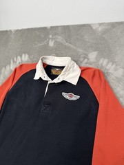 Vintage Harley Davidson Shirt Mens Medium M 100th Motorcycle Polo Biker 90s Y2K