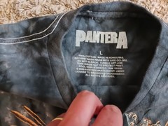 Pantera Cowboys From Hell World Tour T-Shirt Size Large 2023 Gray Tie Dye