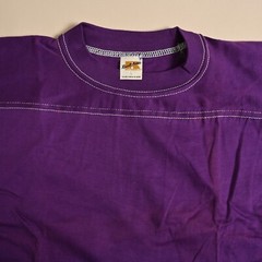 Vintage Russell Athletic Purple Football T-Shirt Size L