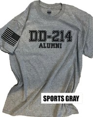 DD-214 Alumni Military T-shirt. Perfect For Marines, Army, Navy Air-force WOWF