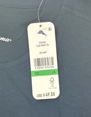 Tommy Bahama / Mens T Shirts / Navy / S/S Cotton New / FLOAT SERVE / Reg $49.50