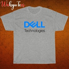 New Dell Technology Logo Black/Grey/Navy/White Size S-5XL Unisex T-Shirt