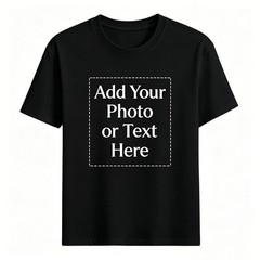 Personalized Custom Photo T-Shirt Gift for Dad Fathers Day Soft Cotton