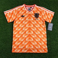 Classic Retro Netherlands Holland 1988 GULLIT 10 Football Shirt Jersey Size L