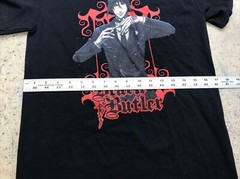Black Butler Shirt Adult Small Black Short Sleeve Manga Anime Tee – Fast Ship!