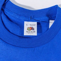Vintage Fruit of the Loom Pocket Shirt Large 90s Made in USA Single Stitch Blank