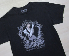 Black Butler One Hell of a Butler T-Shirt (L) Sebastian Michaelis Anime