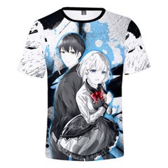 Anime la detective esta muerts Siesta T-shirt Unisex Adult Teen Sports Shirt