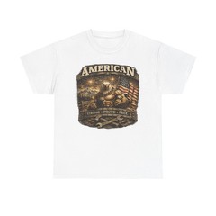 American Strong Proud Free Patriotic Eagle USA Flag 4th Of July T Shirt
