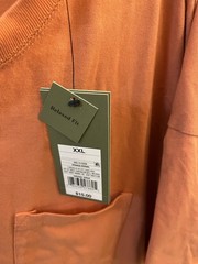 Goodfellow & Co Men’s Relaxed Fit Pocket T-Shirt XXL Orange Green 2-Pack