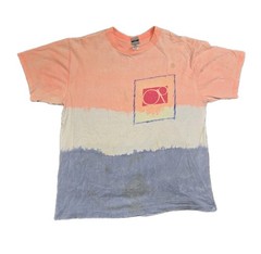 Ocean Pacific Tee Size XL Tri Color Tee Beach Tee Vintage