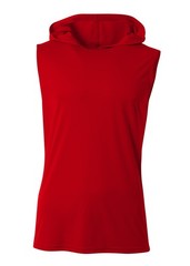 A4 Sleeveless Hooded Tee Mens N3410
