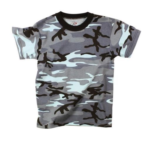 SKY BLUE CAMOFLAGE Mens BLUE Camouflage T-Shirt,SIZE S M L XL 2X