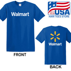 Walmart Store Men’s Royal Blue Size S to 5XL