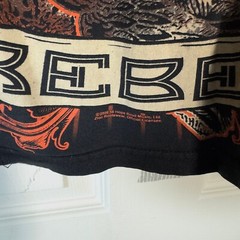 VTG Bob Marley Rebel 2009 Reggae Tour Band Black Tee Shirt sz XL Zion 2000s Y2K