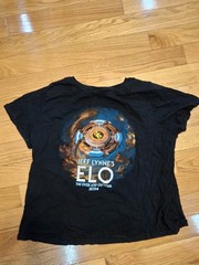 Jeff Lynne’s ELO Electric Light Orchestra Over And Out Tour 2024 Large Band Tee