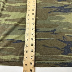Barbell Voodoo N*A*S*H Shirt Mens Medium Camouflage Camo Graphic Tee Army Green