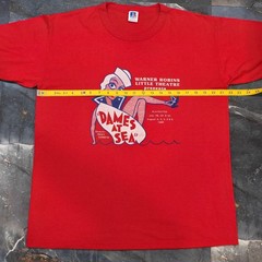 Vintage 1988 Dames at Sea Little Theatre Promo Tee Made in USA Size L