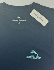Tommy Bahama / Mens T Shirts / Navy / S/S Cotton New / FLOAT SERVE / Reg $49.50