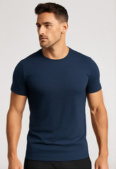 True Classic Men’s Crew Neck T-Shirts 6 Pack Combo Size L New No Tags