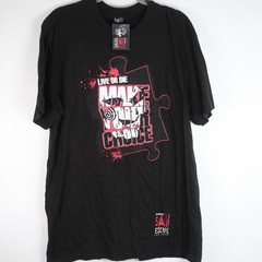 Saw Escape Room Las Vegas Shirt Sz XL Black Horror Movie Live Or Die Choice NWT