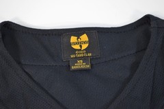 Wu-Tang Clan Enter the 36 Chambers Black Pinstripe Baseball Jersey Shirt Black
