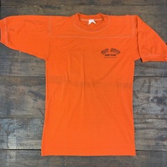 VTG 70s Sportswear Pit Stop Arcade Daytona Beach Silent Ringer Jersey Tee XS USA