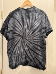 Keep Austin Weird XL Black Gray Tie-Dye Graphic Crew Neck Short Sleeve T-Shirt