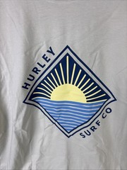 Hurley Men’s All Day Graphic Tee Size XXL Cream
