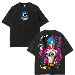 DBZ Bulma Anime Graphic Tee Fans And Lovers Streetwear Tshirt