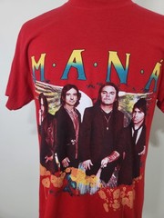 M.A.N.A Drama Y Luz 2012 Band Tour T-Shirt Red Men’s Size Medium